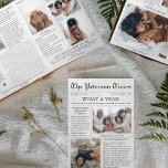 Carte De Fin D'année Trois Volets Journal Noël unique Quelle année photo multiple<br><div class="desc">Voici notre carte de Noël triplée unique : une année "What a Year" en revue! Cette période de vacances, partagez le voyage de votre famille avec notre extraordinaire Carte de Noël Tri-Fold. Ce n'est pas votre carte de voeux ordinaire, c'est un chef-d'oeuvre de style journal personnalisé conçu pour capturer l'essence...</div>