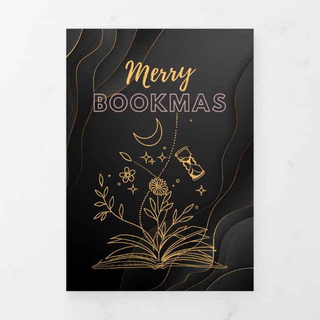 Carte De Fin D'année Trois Volets Joyeux Noël - Livres de Noël (Page de couverture)