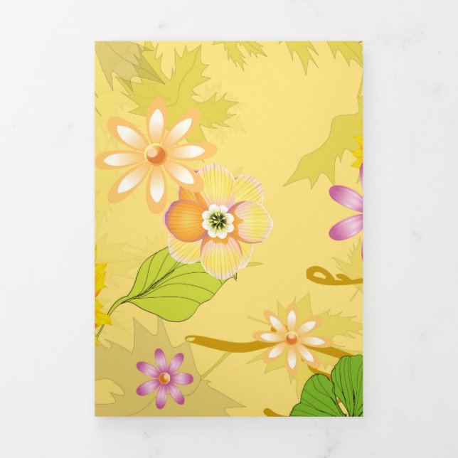 Carte De Fin D'année Trois Volets Jungle imaginaire 5 (Page de couverture)