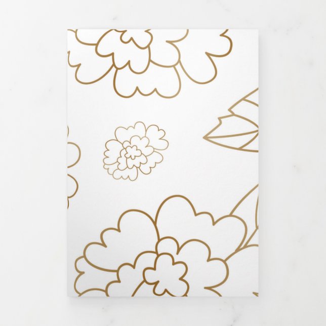 Carte De Fin D'année Trois Volets Mandala 2 (Page de couverture)