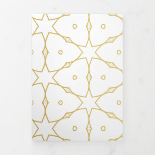 Carte De Fin D'année Trois Volets Mandala 52 de luxe