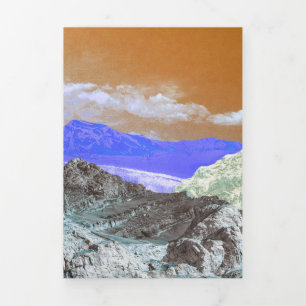 Carte De Fin D'année Trois Volets Montagnes (montage photo) 2