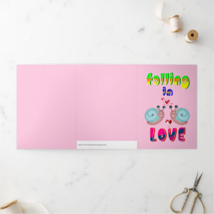 Carte De Fin D'année Trois Volets Saint-Valentin