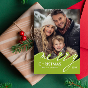 Carte de fin de année de Joyeux Noël