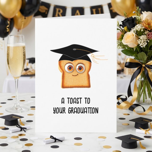 Carte de fin d'études drôle pour diplômé (Funny Graduation Card)