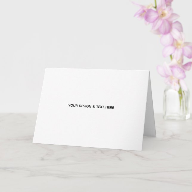 Carte de fin d'études minimale blanche propre pour (Orchidée)