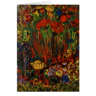 Carte de fleur sauvage