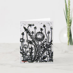 Carte de fleur sauvage