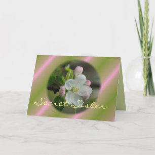 Carte de fleurs Apple Secret Sister - personnalise