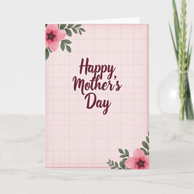 Carte de Fleurs de Profonde Gratitude (Devant)