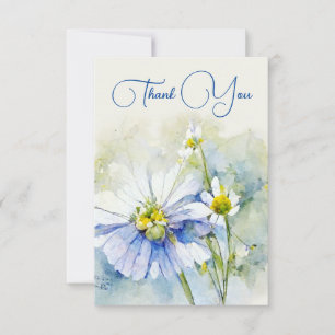 Carte de fleurs Merci