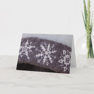 Carte de flocon de neige