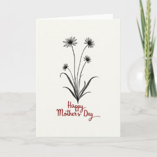Carte de fond à la crème florale