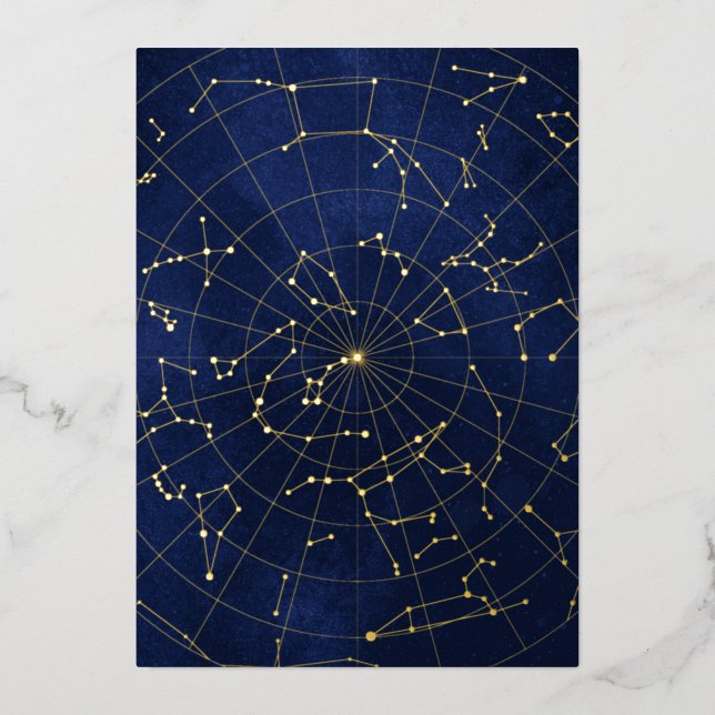 Carte de fond pour invitation céleste sous acryliq (Recto)
