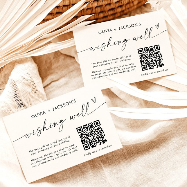 Carte de fonds pour lune de miel | QR Code Cash Ap (Créateur téléchargé)