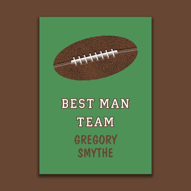 Carte de football 'Seras-tu mon témoin' (Créateur téléchargé)