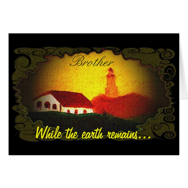 Carte de frère (Devant Horizontal)