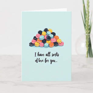 Carte de friandises pour la fête des pères