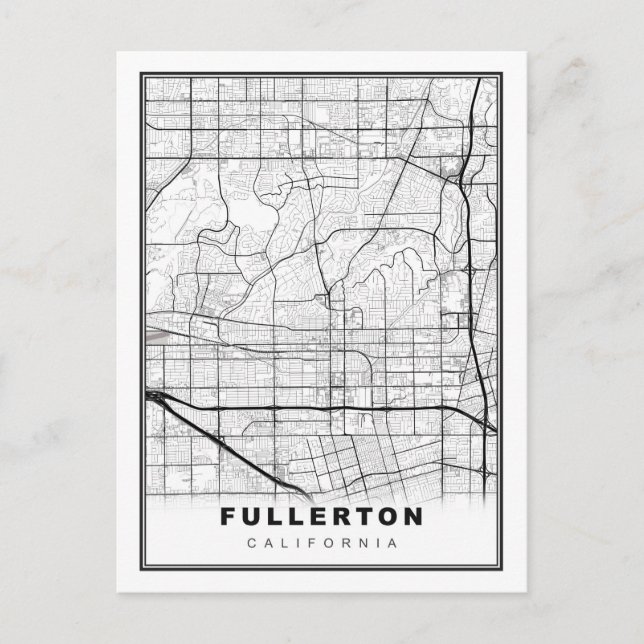 Carte de Fullerton (Devant)