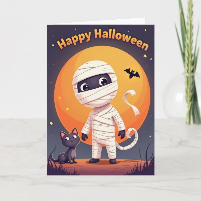 Carte de fun pour un joyeux Halloween (Devant)