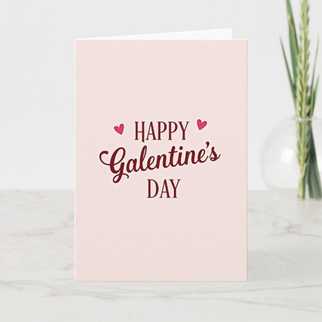 Carte de Galentines Day pour meilleure amie (Devant)