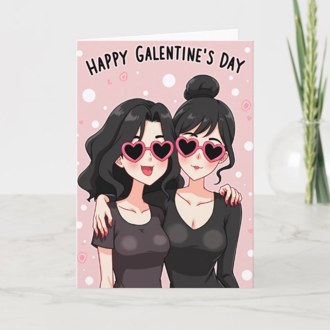 Carte de Galentines Day pour Meilleures Amies (Devant)