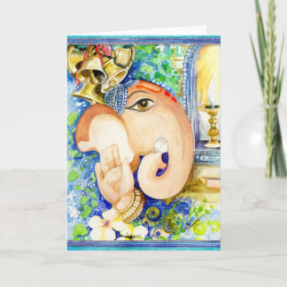 Carte de Ganesh Diwali de bonheur
