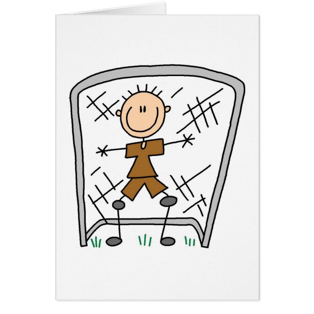 Carte de gardien de but du football (Devant)