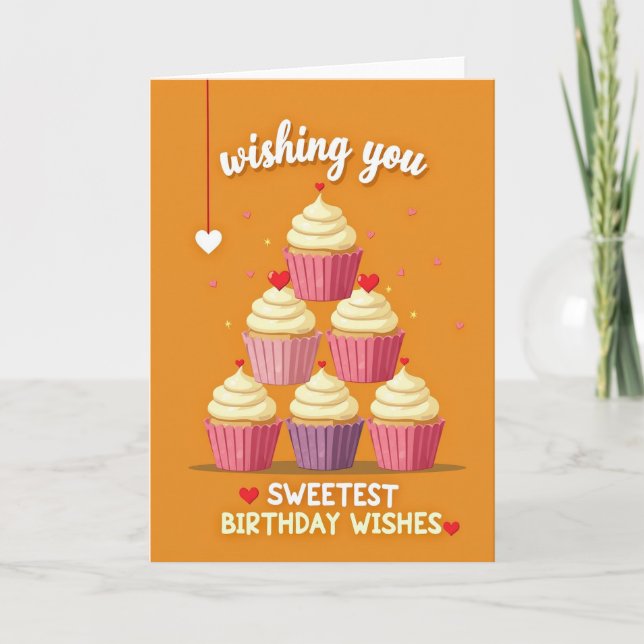 Carte de gâteau d'anniversaire empilé (Devant)