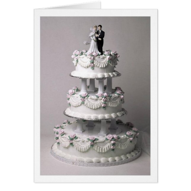 Carte de gâteau de mariage (1) (Devant)