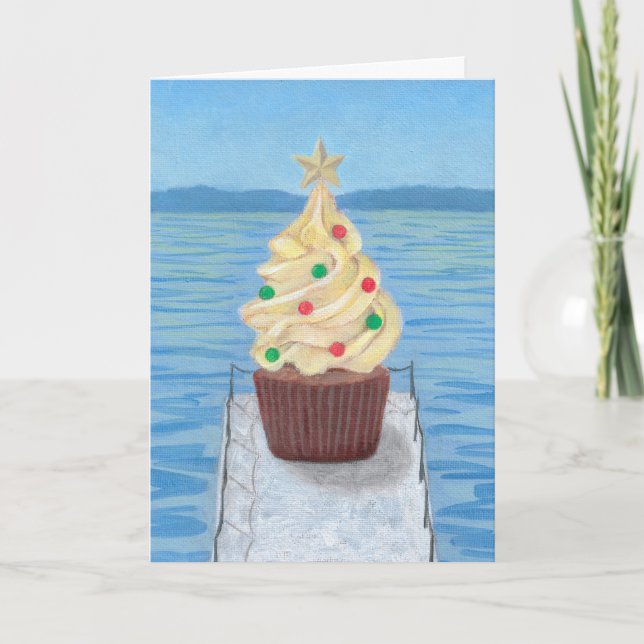 Carte de gâteau de Noël #4 (Devant)