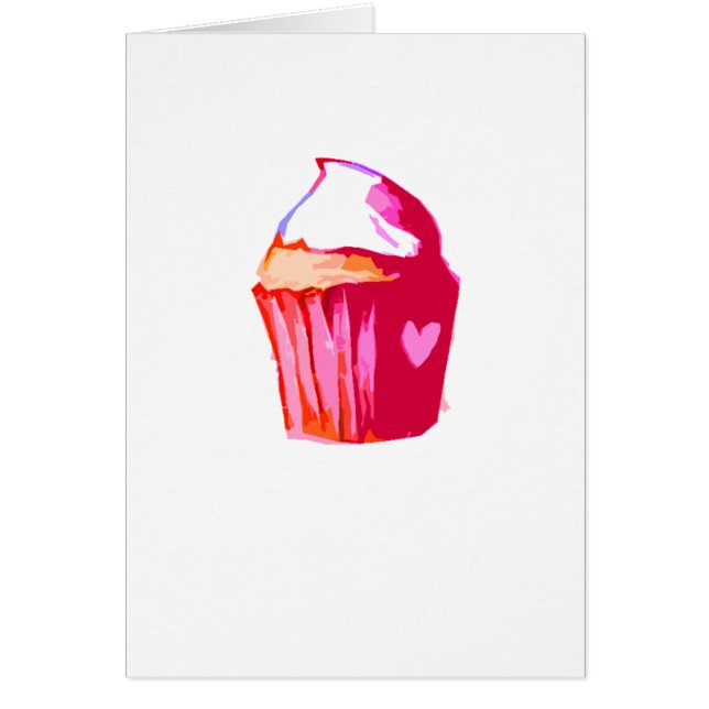 carte de gâteau du coeur i (Devant)