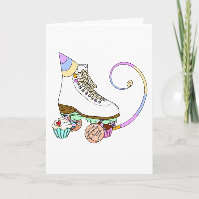 Carte de gâteau pour la fête d'anniversaire (Devant)