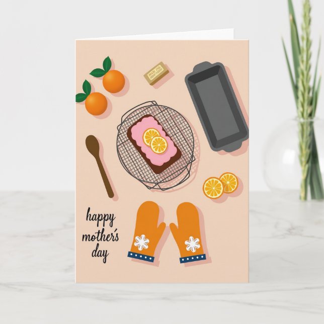 Carte de gâteau pour la fête des mères (Devant)