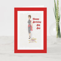 Carte de génie d'anniversaire pour lui