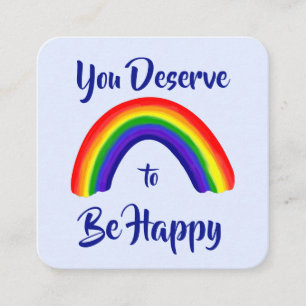 Carte de gentillesse : "Vous méritez d'être" les