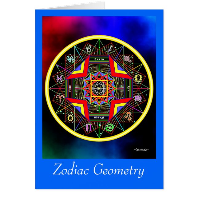 Carte de géométrie Zodiac (Devant)