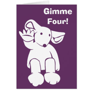 Carte de Gimme quatre