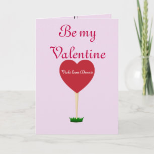 Carte de golf Valentine