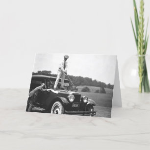 Carte de golf vintage