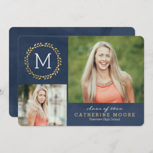 Carte de graduation de la couleur de première anné