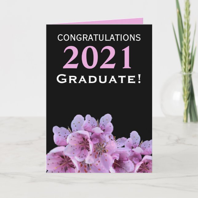 Carte de graduation personnalisable (Devant)
