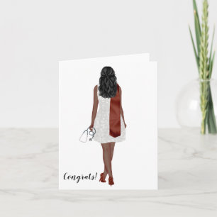 Carte de graduation personnalisée Chic Bachelor's