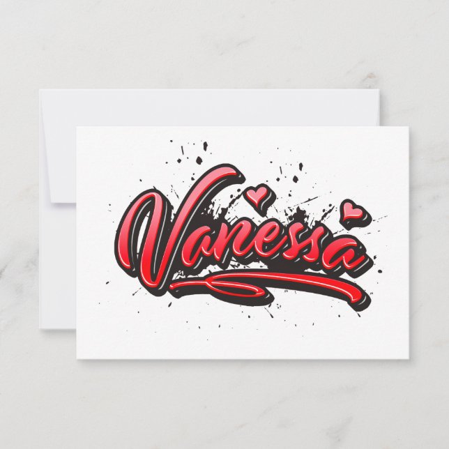 Carte de graffiti de Vanessa Heart (Devant)