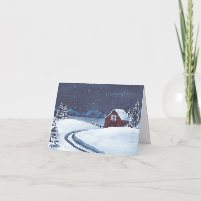 Carte de grange d'édredon (Devant)