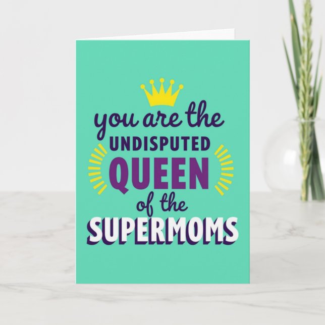 Carte de Graphisme Reine Supermamans (Devant)