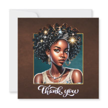 Carte de Gratitude de fille magnifique