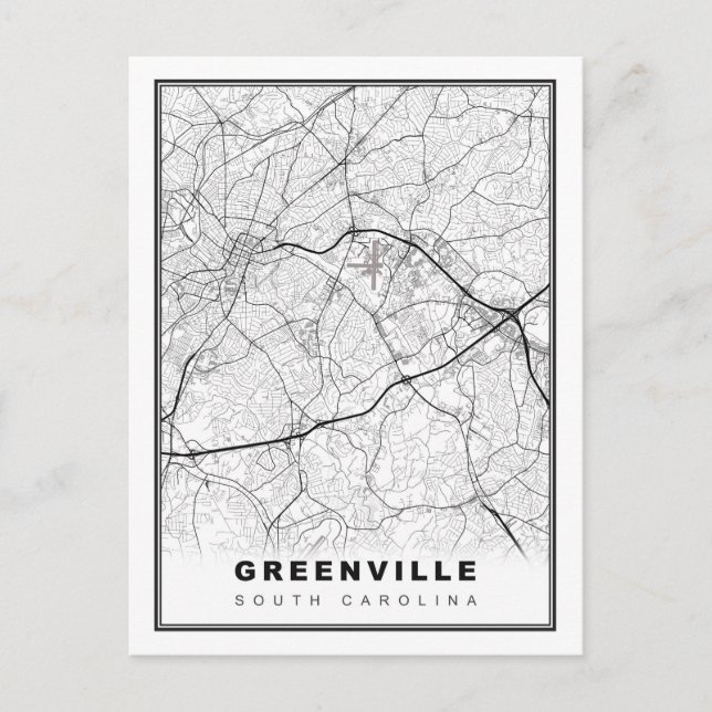 Carte de Greenville (Devant)