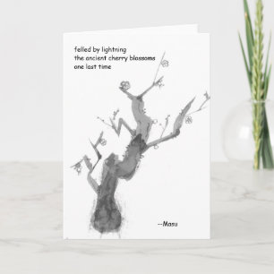 Carte de greeting de Haiku