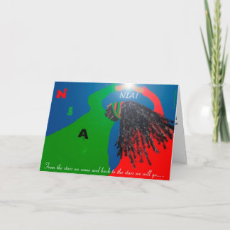 CARTE DE GREETING KWANZAA